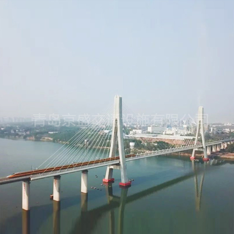 橋梁防撞，橋梁防撞設(shè)施，橋墩防撞，橋墩防撞設(shè)施，防撞護(hù)舷，橋墩防撞護(hù)舷，復(fù)合材料防撞設(shè)施，鋼覆防撞圈設(shè)施，固定式防撞設(shè)施，自浮式鋼覆復(fù)合材料，frp防撞圈，防撞圈-昌贛高鐵贛州贛江特大橋防撞設(shè)施